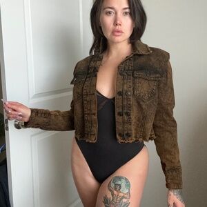 AllSaints bleached Denim Jacket